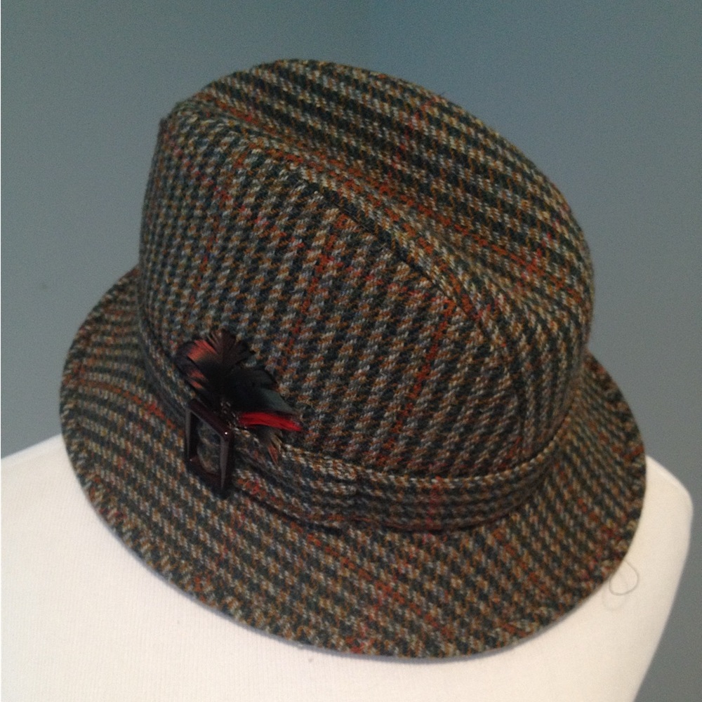 Barbour tweed hat